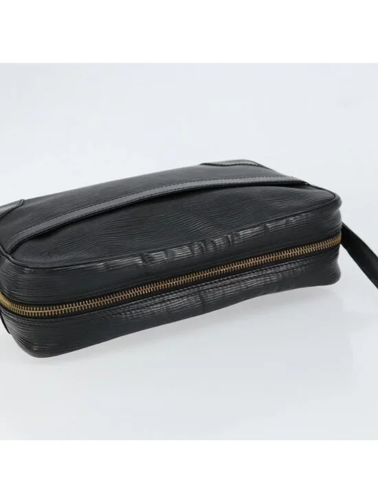 Authentic LOUIS VUITTON Epi Trocadero 27 Shoulder Bag Black M52312 LV - Picture 13 of 16